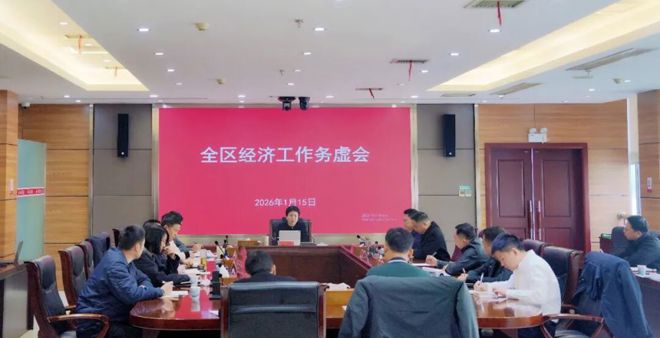 伍彩霞主持召开全区经济工作务虚会