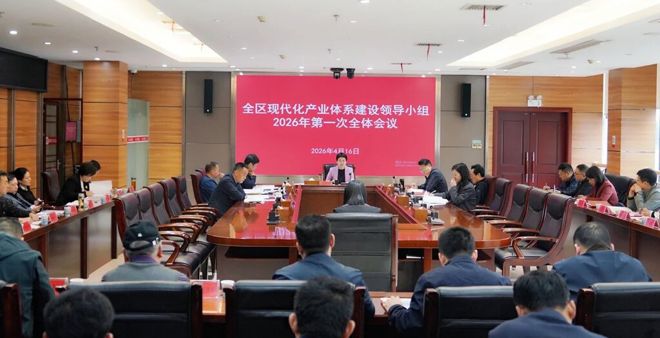 全区现代化产业体系建设领导小组全体会议召开