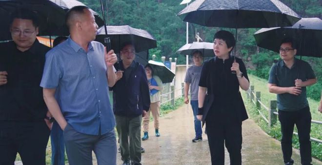 伍彩霞督导防汛备汛工作