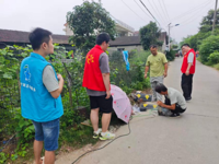 柳叶湖街道双桥社区：整治道路隐患 守护出行平安