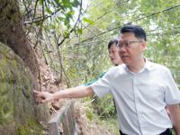 贺吉敏调研督导溶洞污染整治工作