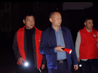 区领导开展“两电”消防安全夜巡夜查督导